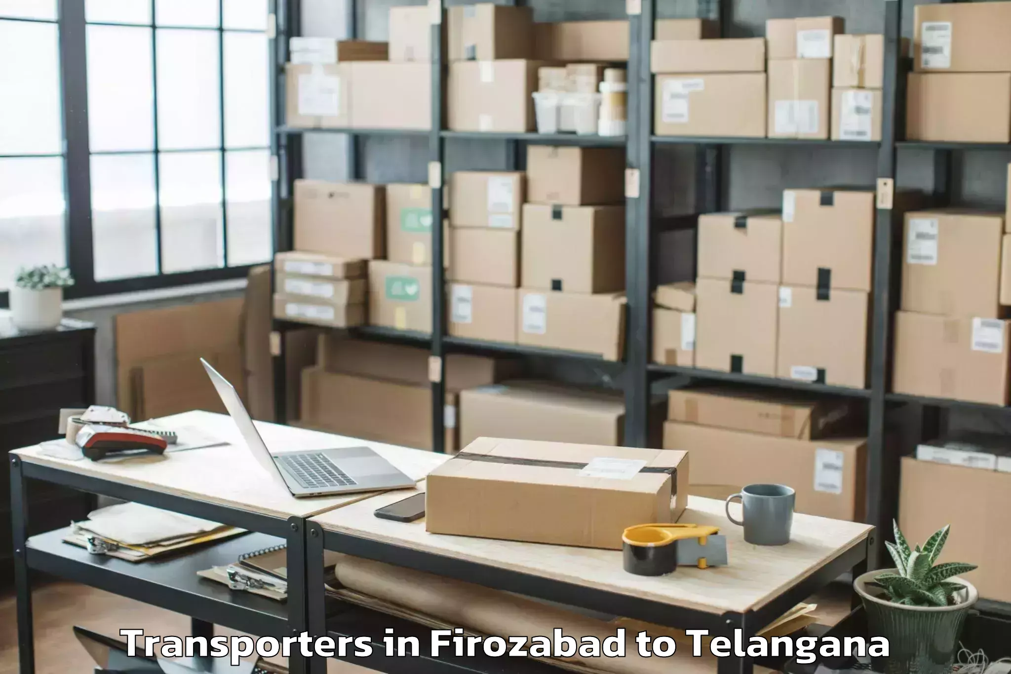 Top Firozabad to Papannapet Transporters Available